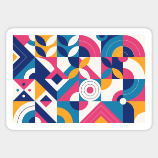 Flat Mosaic Design Sticker